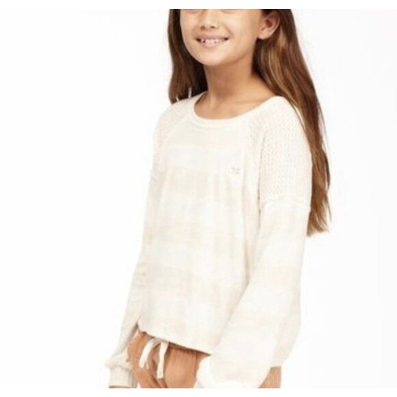 NWT's Billabong Girls 10 "Fresh Start" Long Sleeve Fall Top - Picture 2 of 11